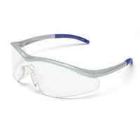 Crews Safety Products T1140AF Crews Triwear Nylon Safety Glasses With Steel Frame, Clear Polycarbonate Duramass AF4 Anti-Scratch